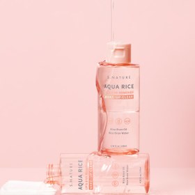 Resim S.NATURE - Aqua Rice Lip & Eye Remover (Göz ve Dudak Makyajı İçin Pirinç Özü & Mavi Peptitli Çift Fazlı Makyaj Temizleyicisi) 145ml (%25 İndirimli) 