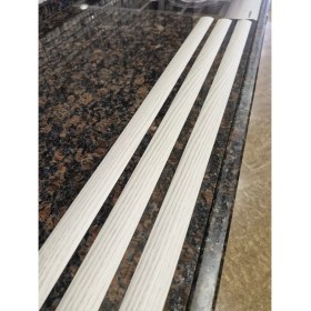 Resim Parke Eşik Çıtası Kendinden Yapışkanlı Beyaz Meşe Renkli Alüminyum Profil 90 Cm/3 Adet. 