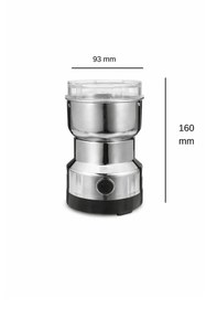 Resim Nivego Kahve Baharat Öğütücü 4 Bıçaklı Dayanıklı Paslanmaz Metal Metal 