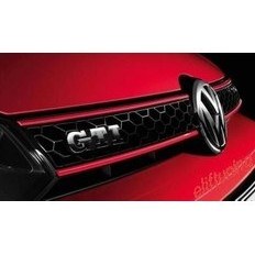 Resim Vw golf 6 mk6 gti ön panjur ızgara kırmızı şeritli 2009+ 