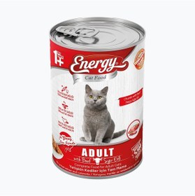 Resim Energy Sığır Etli Yetişkin Yaş Kedi Maması - 400 G 