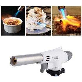 Resim 1300 C Çok Amaçlı Gaz Torch Çakmak - Mutfak, Mangal, Lehimleme Pürmüz Alev Tabancası 