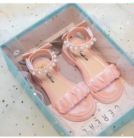Resim Siyah Kızlar Sandalet Tatlı Yumuşak Çocuk Plaj Ayakkabısı Çocuklar Yaz Sandalet Prenses Moda Sevimli Yüksek Kalite Siyah 