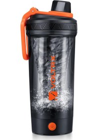 Resim Voltrx Elektrikli Protein Shaker Usb Şarjlı Siyah - Turuncu 