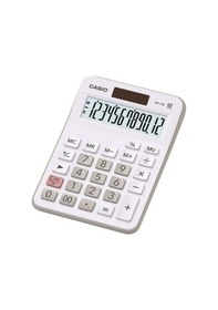 Resim Casio MX-12B-WE Beyaz 12 Hane Masa Üstü Hesap Makinesi 
