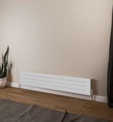 Resim Warma Teos Yatay Çelik Radyatör 1600x295 Beyaz Ral 9016 Gloss 80 