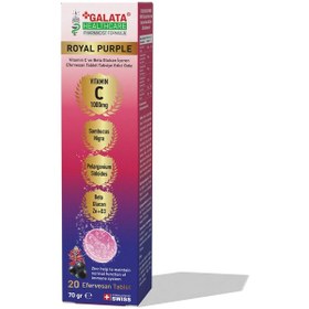 Resim Galata Healthcare Royal Purple 20 Efervesan Tablet 