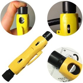 Resim Kablo Soyucu Sıyırıcı Koaksiyel Rg11-Rg6-Rg56 Universal Kablosu 