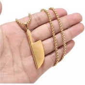 Resim Bıçak Şef Gold Kolye Paslanmaz Çelik Kolye 