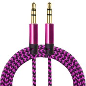 Resim Diwu AUX Stereo 3.5mm Data Ses Örgü Kablo Pembe 