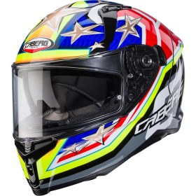 Resim Caberg Avalon x Track Blk-Yel Flu-Red Flu - Blu 