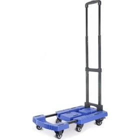 Resim Balatlı Katlanabilir ve Ayarlanabilir Taşıma Arabası 200 kg 