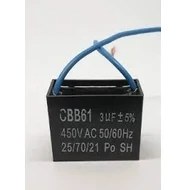 Resim 3uf 450 Volt Vantilatör Motor Kondansatörü Kapasitörü Kare 