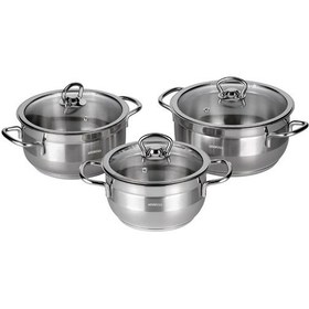 Resim Amboss Saphire Cam Kapaklı 6 Parça Tencere Seti Sap-4059 