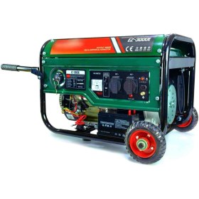 Resim 3,5kw Benzinli Jeneratör Marşlı Ipli Bakır Sargılı 3000W Güç Kaynağı 