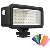 Resim Geeroyoo 40 Metre Su Geçirmez Led Işık 6000-6500k, 650-750lm 2500mah Batarya + 8 Renk Filtresi 