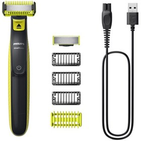 Resim Philips Qp2824/10 Oneblade Hibrit Sakal Şekillendirici ve Yüz-Vücut Tıraş Makinesi 