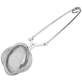 Resim Çelik Maşalı Çay Süzgeci Bitki Çayı Demleme Aparatı 