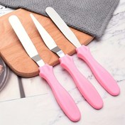 Resim 3 Parça Paslanmaz Çelik Dondurma Spatulası Seti - Pişirme, Mutfak ve Restoran Kullanımı için Çok Yönlü Pasta Süsleme Araçları 