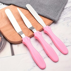 Resim 3 Parça Paslanmaz Çelik Dondurma Spatulası Seti - Pişirme, Mutfak ve Restoran Kullanımı için Çok Yönlü Pasta Süsleme Araçları 