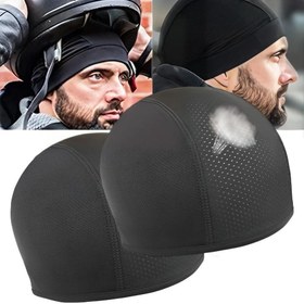 Resim Solunabilir Hızlı Kuruyan Motosiklet Kaskı Astarı - Tüm Mevsimler İçin Esnek Uyum - Bisiklet ve Açık Hava Aktiviteleri için İdeal 