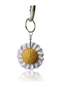 Resim Neslihan Hobi Dünyası Amigurumi Papatya Anahtarlık 25 Adet 