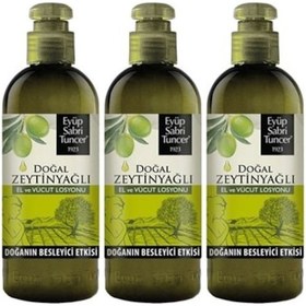 Resim Eyüp Sabri Tuncer Doğal Zeytinyağlı El ve Vücut Losyonu 3 x 250 ML 