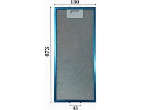 Resim Süppürge Esty Ile Uyumlu Davlumbaz 13X47,3 cm Arka Aralık 4,5 cm Aspiratör Filtresi 