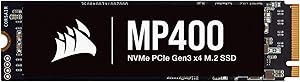Resim Corsair MP400 1TB PCIe Gen3 NVMe M.2 SSD, 3.400MB/s Okuma 3.000MB/s Yazma Hızı (CSSD-F1000GBMP400) 