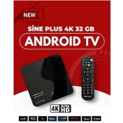 Resim Sine Plus A80 Pro 4K 32 GB Android TV Box 