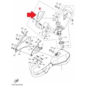 Resim Yamaha Mt-25 Or. Egsoz Koruması Arka 1Wd-E4728-00 