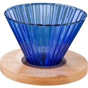 Resim Sunnimix Damlatıcı Yavaş Damla Yavaş Damla Kaymaz Kupası V60 Kağıt Filtreleri Mavi (Yurt Dışından) 