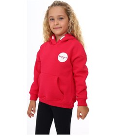 Resim Toontoy Kız Çocuk Baskılı Sweatshirt Koyu Fuşya 
