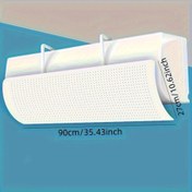 Resim 1 Set Modern Non-Perforated Duvar Montajlı Kondisyoner Şuntu - Kolay Kurulum, Elektrik Gerektirmez, Yatak Odası Hava Akışı Yönlendirme, Genel Kondisyoner Rüzgarlık Kalkanı, Delinme-Anti-Direct Blowing Deflector, 90cm/35.43 İnç, 27cm/10.62 İnç, Yatak Odası Hava Akışı Çözümü | Modern Estetik | Kolay Kurulum Özelliği, Ev için Hava Arındırıcıları 