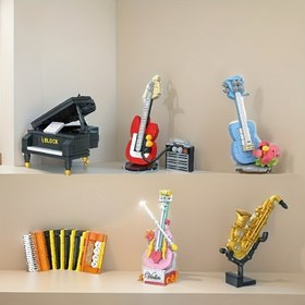 Resim Yapı Blok Puzzle Modeli Parçacık Oyuncak DIY Süs Hediye 