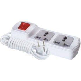 Resim Far F186b 2'li Universal Anahtarlı Grup Priz 3 Metre Orta Mesafeli Pratik Çözüm 