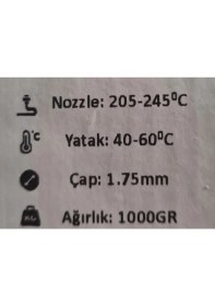 Resim Revo Filament Hyper Speed 3D Yazıcı Kırmızı PLA 1.75 mm 1 kg Yüksek Baskı Kalitesi ile 