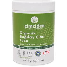 Resim ÇİMCİDEN Organik Buğday Çimi Tozu 180g 