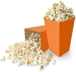 Resim Bp Bizden Pastacılık Popcorn Kutusu Çerez Kutusu Cips Kutusu 8'li Paket Düz Turuncu çok renkli 