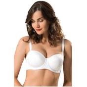 Resim Soft Yumuşak Micro Nefes Alabilen C Cup Desteksiz Balenli Sütyen Kadın Lj9300 Ten 