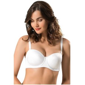 Resim Soft Yumuşak Micro Nefes Alabilen C Cup Desteksiz Balenli Sütyen Kadın Lj9300 Ten 