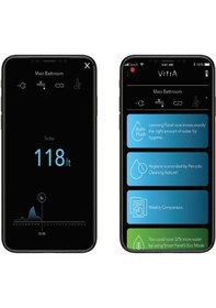 Resim VitrA V-Care Akıllı Kumanda Paneli 8 cm 748-1501 Siyah 