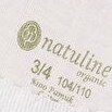 Resim Natuline 4001 Kız Çocuk Organik Pamuklu Ribana İp Askılı Atlet 3'lü Paket - 7-8 Yaş 