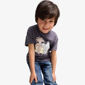 Resim Puma X Trolls Graphic Çocuk Gri T-Shirt 