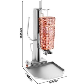 Resim Döner Şişleri için Döner Kaldıracı - Max Yük: 350 Kg - Sarma ve Kesme Opsiyonlu 