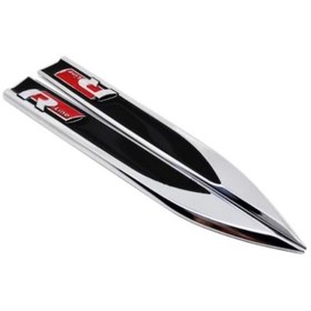 Resim R Line Çamurluk Logosu Siyah-Kırmızı 