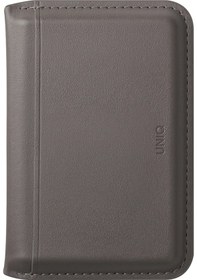 Resim Standlı Magnetic Lyden Ds Vegan Deri Kartlık Kimlik/ehliyet/kredi Kartı Taşıyıcı Cüzdan Rfıd Koruma Grey 