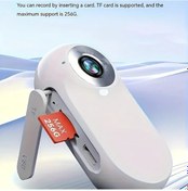 Resim Elmpaly Popüler 360 Derece Dönen 1080p Lcd Ekranlı Evcil Hayvan Kamerası Beyaz 