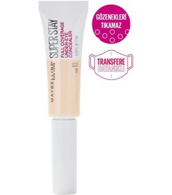 Resim Maybelline New York Super Stay Full Coverage Concealer Kapatıcı 10 Fair 