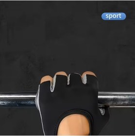 Resim BGA kadın silikon destekli spor yoga fitness egzersiz eldiveni 